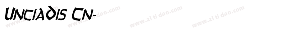 UnciaDis Cn字体转换